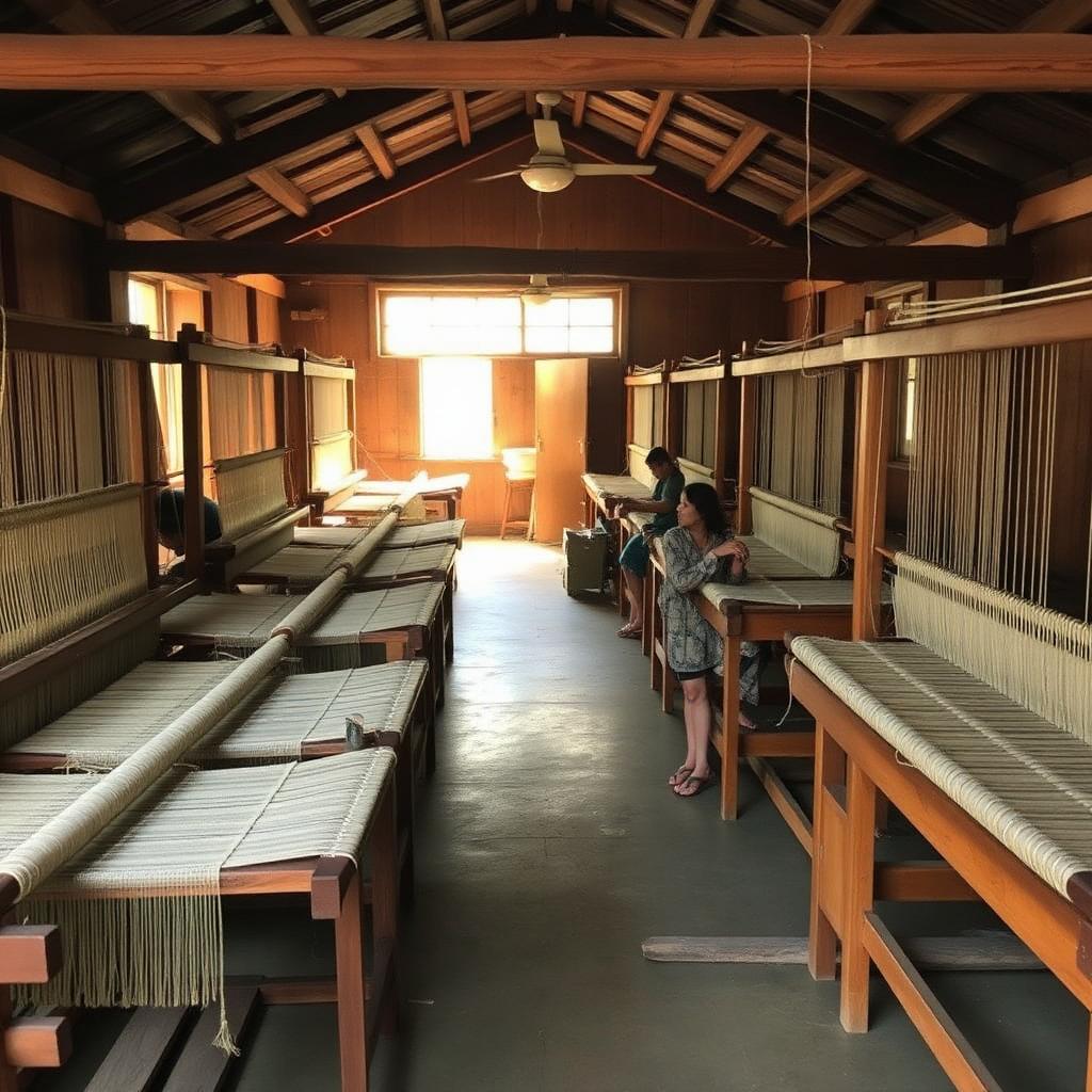 Weaving hall
